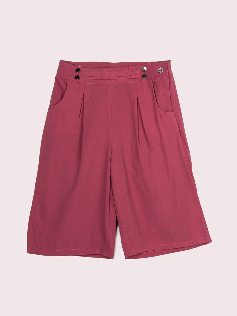 

Peppermint Girls Mauve Pleated Culottes Trousers