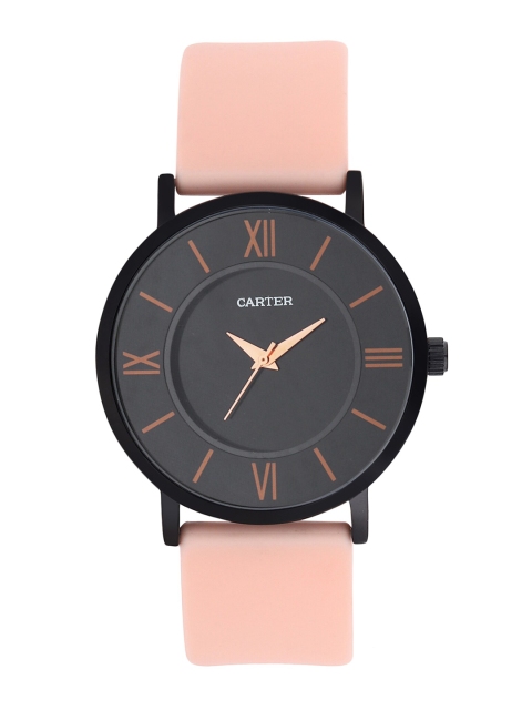 

Sandy D Carter Men Black Brass Dial & Pink Straps Analogue Watch SD-Carter-25-PK1