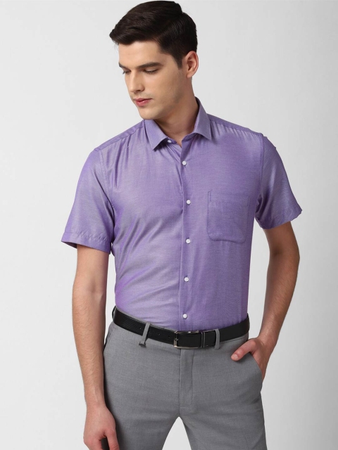 

Peter England Men Purple Formal Shirt