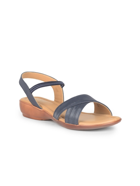 

Liberty Women Blue Open Toe Flats