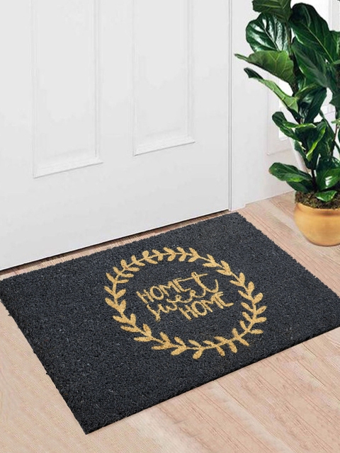 

Saral Home Grey Rectangular Anti-Skid Coir Doormat