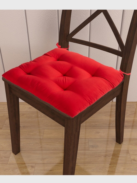 

Home Centre Red Brushed Microfibre Chairpad