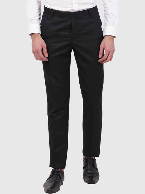 

TAHVO Men Black Comfort Trousers