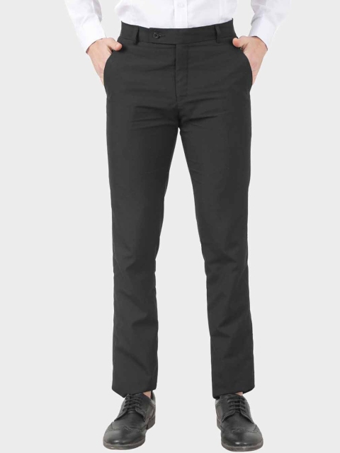 

TAHVO Men Black Tailored Trousers