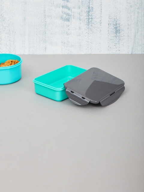 

Home Centre Blue & Grey Solid Plastic Food Container
