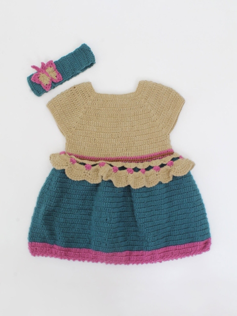 

Woonie Green Sweater Dress