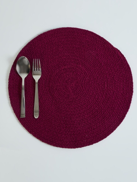 

Home Centre Purple Solid Pure Cotton Table Runners