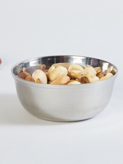 

Home Centre Steel-Toned Solid Steel Serving Bowl - 200ml