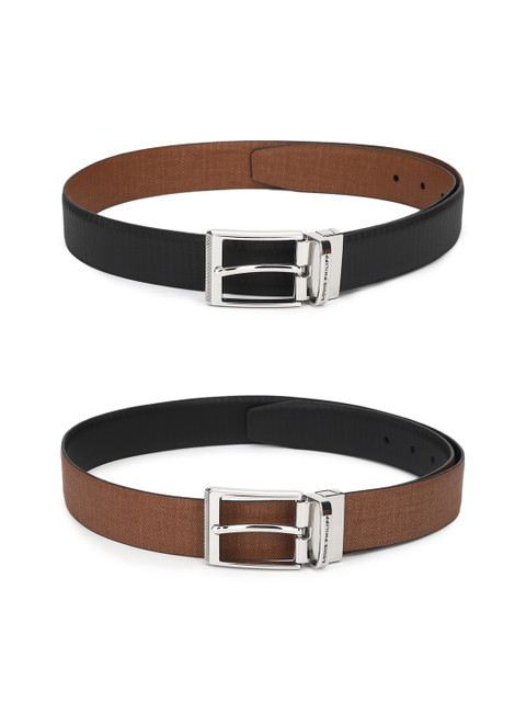 

Louis Philippe Men Brown Leather Reversible Formal Belt