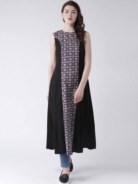 

DODO & MOA Black Crepe Maxi Dress