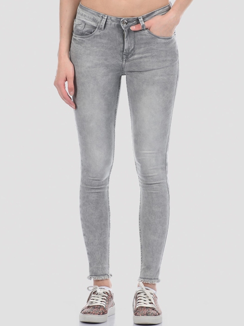 

TALIA Women Grey Skinny Fit Heavy Fade Stretchable Jeans