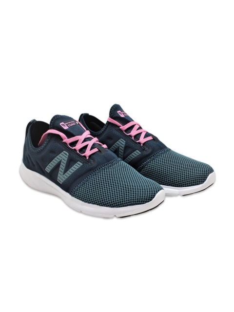 

New Balance Women Blue Mesh Lace-Up Running Shoes