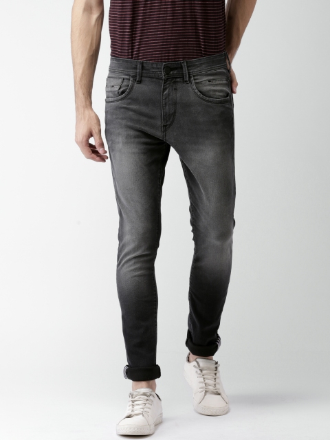

Mast & Harbour Men Charcoal Skinny Fit Stretchable Jeans