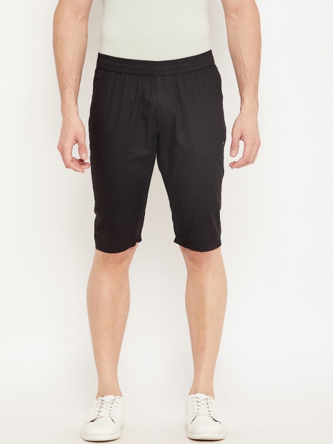 

Okane Men Black Cargo Shorts