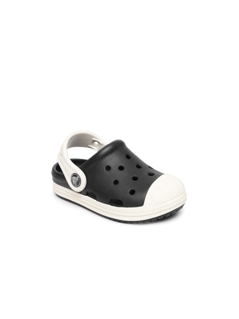 

Crocs Kids Black & White Colourblocked Clogs