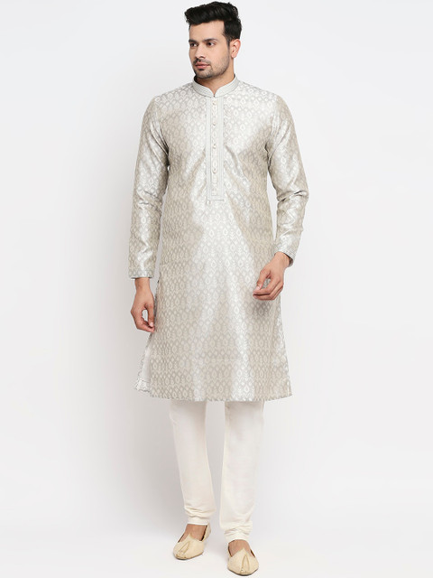 

Ethnicity Women Grey Ethnic Motifs Kurta