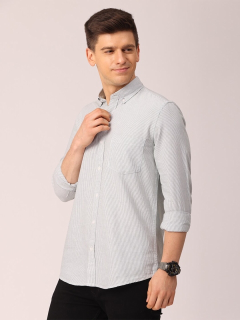 

FOGA Men Green Premium Slim Fit Casual Shirt