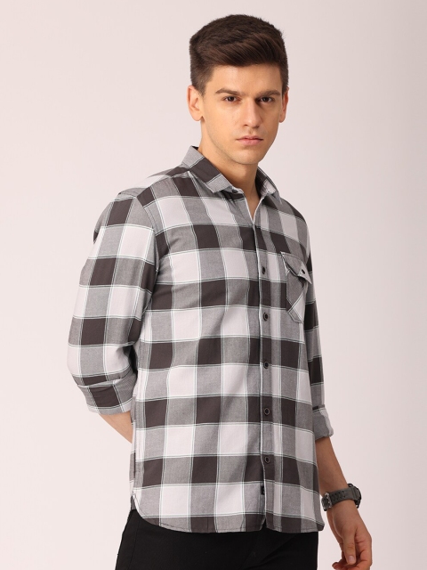 

FOGA Men Multicoloured Premium Slim Fit Buffalo Checks Checked Casual Shirt, Multi