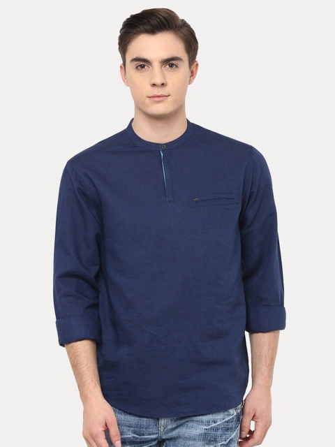 

SPYKAR Men Blue Slim Fit Casual Shirt