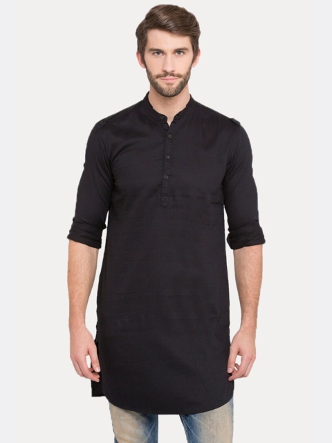 

SPYKAR Men Black Slim Fit Casual Shirt