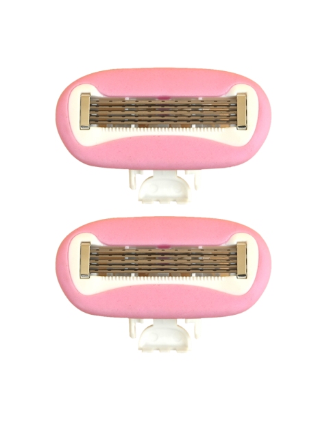 

CARMESI Women Pink Set of 2 Mini Body Razor Cartridges