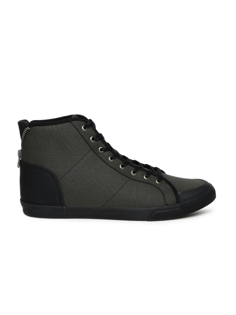 

Call It Spring Men Black Solid Mid-Top OLILIN Sneakers