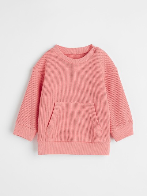 

H&M Boys Pink Waffled top