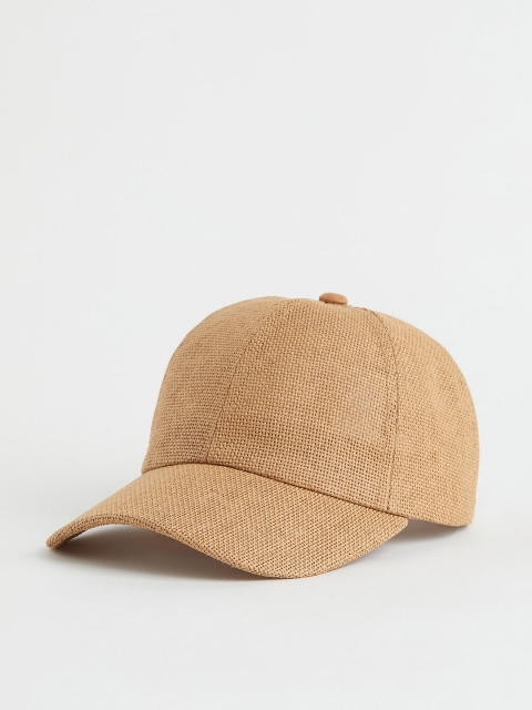 

H&M Women Beige Straw cap