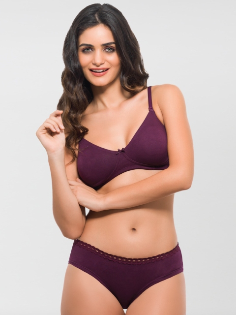 

laavian Women Purple Bra