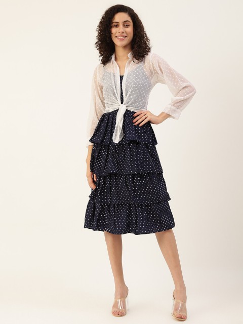

BOOI Women Blue Crepe Dress