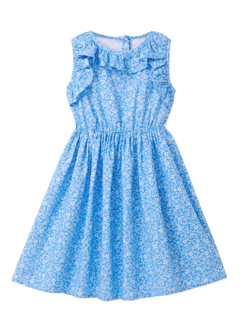 

Cub McPaws Girls Blue Floral Dress