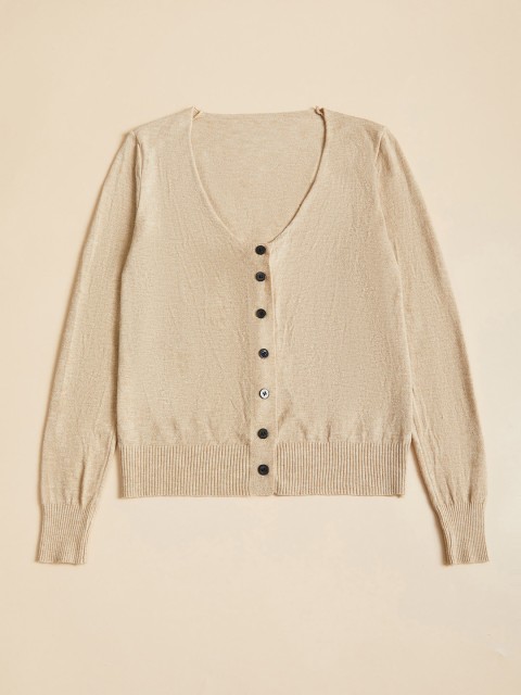 

URBANIC Women Peach-Coloured Cardigan