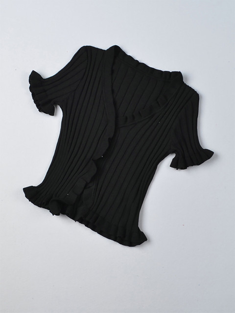 

URBANIC Women Black Cardigan