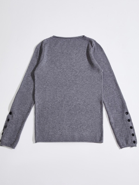

URBANIC Women Grey & steel gray Sweater Vest