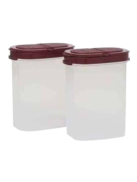 

SignoraWare Set Of 2 Maroon Solid Kitchen Storage