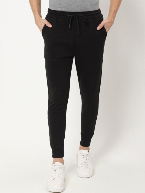 

Bewakoof Men Black Solid Joggers