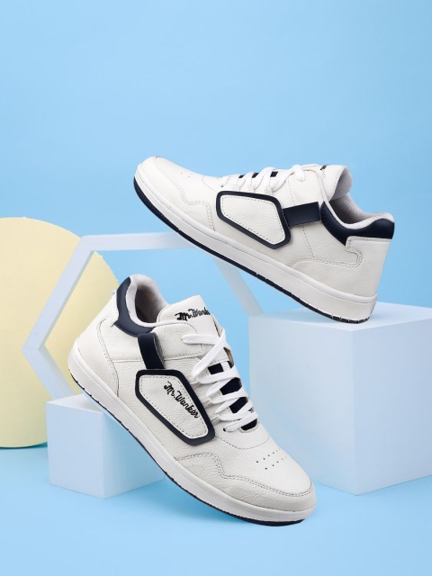 

mr wonker Men White Batman Sneakers