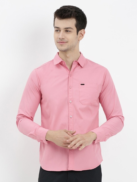 

V2 Value & Variety Men Pink Slim Fit Solid Casual Shirt