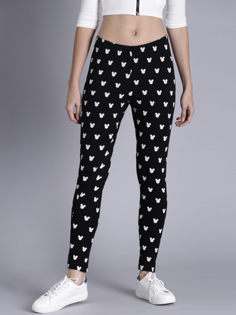 

Kook N Keech Disney Black Printed Leggings
