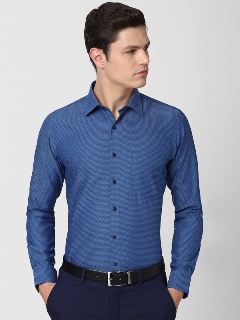 

Van Heusen Men Blue Slim Fit Formal Shirt
