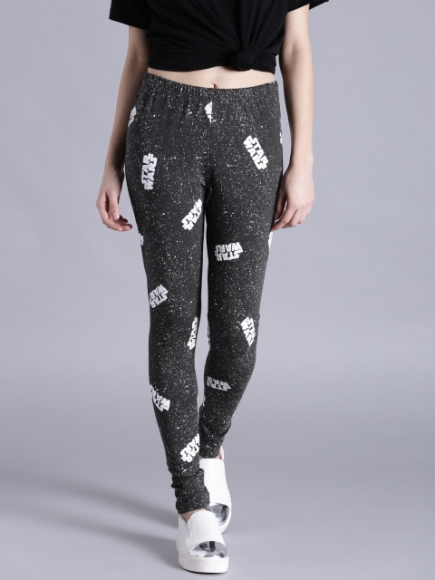 

Kook N Keech Star Wars Charcoal Grey Printed Leggings