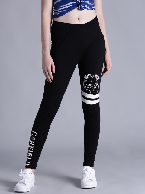 

Kook N Keech Garfield Black Printed Leggings