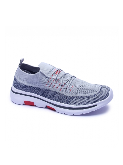 

Lancer Men Grey Textile Running Non-Marking Sports Shoes