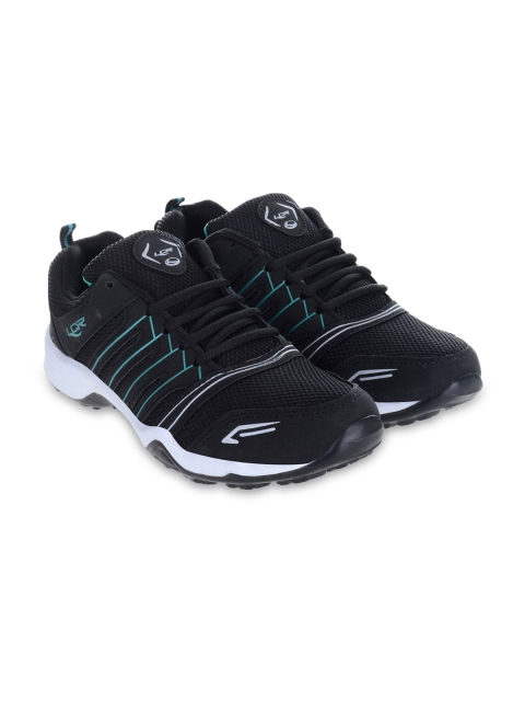 

Lancer Men Black Textile Running Non-Marking Shoes