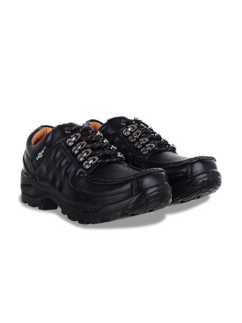 

Lancer Men Black Textile Running Non-Marking Shoes