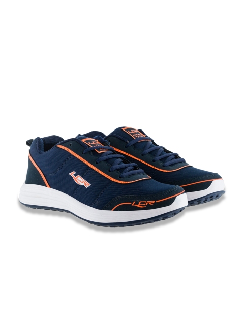 

Lancer Men Navy Blue Textile Running Non-Marking Shoes