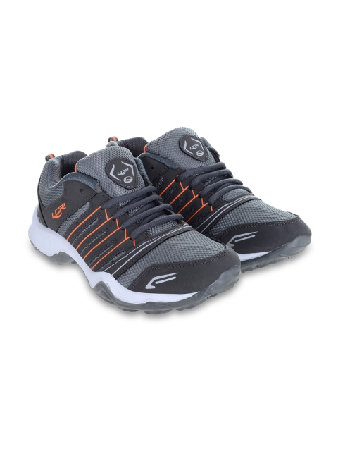 

Lancer Men Grey Textile Running Non-Marking Shoes