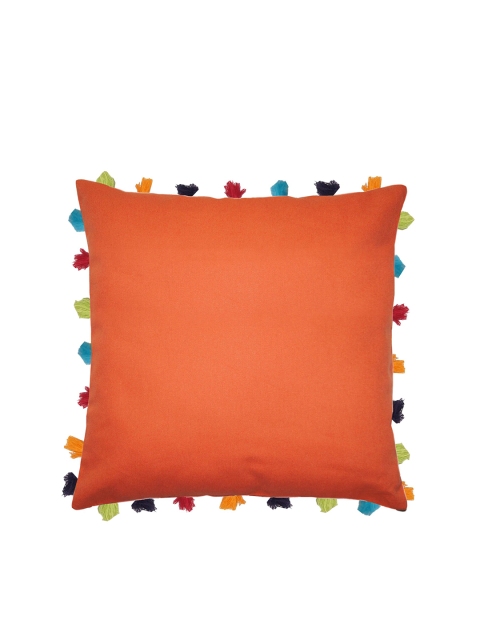 

Lushomes Copper-Toned & Blue Square Cushion Covers