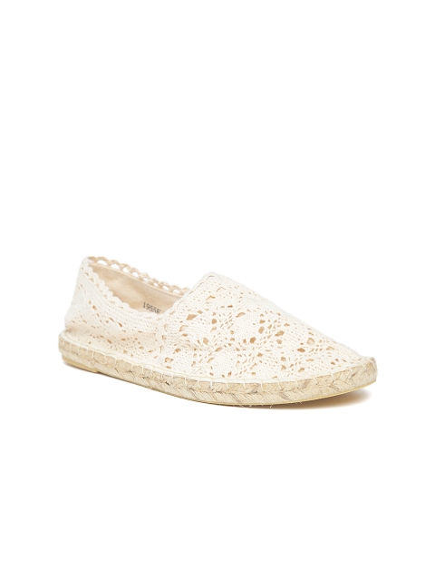 

Catwalk Women Off-White Self-Design Espadrilles