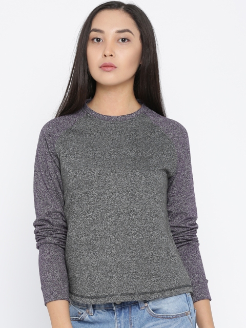 

Roadster Women Navy Solid Sweatshirt, Navy blue